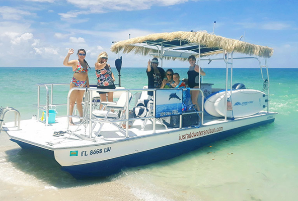 About the boat, Jaybird II - About the boat, Jaybird II
Jaybird II was custom designed to get you up close and personal with dolphins and manatees as well as all of our seasonal and resident wildlife.
The boat is extremely comfortable and wheelchair accessible. There is plenty of room for your cooler plus any gear you wish to bring along.
Jaybird II survived Hurricane Ian in September 2022 but the devastation forced a relocation of the business. Captain Joe is very thankful to The Port of the Islands Marina in the heart of the 10.000 Islands for allowing him to bring his knowledge and love of the water to share with people from all over the world. About the boat, Jaybird II - About the boat, Jaybird II
Jaybird II was custom designed to get you up close and personal with dolphins and manatees as well as all of our seasonal and resident wildlife.
The boat is extremely comfortable and wheelchair accessible. There is plenty of room for your cooler plus any gear you wish to bring along.
Jaybird II survived Hurricane Ian in September 2022 but the devastation forced a relocation of the business. Captain Joe is very thankful to The Port of the Islands Marina in the heart of the 10.000 Islands for allowing him to bring his knowledge and love of the water to share with people from all over the world.