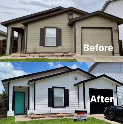 Exterior Painting - So we put hard work & love into every Exterior Painting Project we take on. 🥳
You can count on a stunning interior once you do, so why wait? Call 210-251-8726 for your free quote today! 🆓🆓🆓