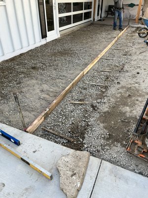 Villa park concrete slabs - This client wanted this specifically how it is pictured we left him 100% satisfied! Villa park concrete slabs - This client wanted this specifically how it is pictured we left him 100% satisfied!