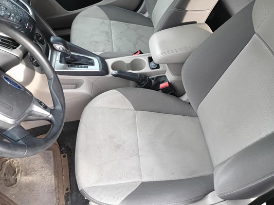 Filthy Stains Removed - This vehicle received our Premier Package Detail which includes shampooing of seats and carpets. Interior looks fantastic! Filthy Stains Removed - This vehicle received our Premier Package Detail which includes shampooing of seats and carpets. Interior looks fantastic!
