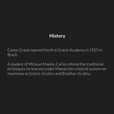 Our History - The Gracie Family History