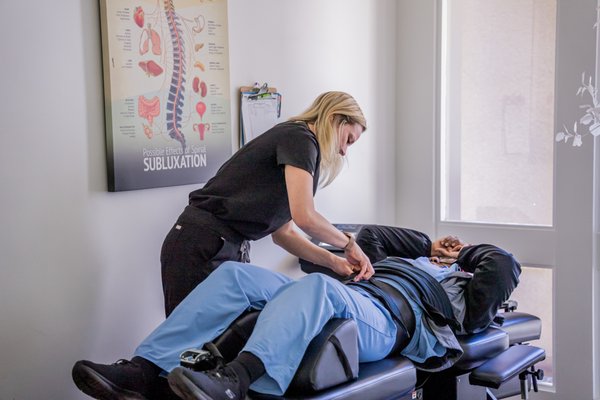 Spinal Decompression - We utilize the Doc decompression system to help relieve your sciatic pain. Our mission is to help you avoid surgery by rehabilitating your injured spinal discs. Surgery should always be your last option. We combine this therapy with muscle building technology and laser therapy for optimum healing in the least amount of time. Spinal Decompression - We utilize the Doc decompression system to help relieve your sciatic pain. Our mission is to help you avoid surgery by rehabilitating your injured spinal discs. Surgery should always be your last option. We combine this therapy with muscle building technology and laser therapy for optimum healing in the least amount of time.