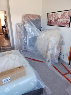 Mold Remidiaton - This was a job where the stucco failed causing water damage,  and mold inside the wall between exterior shearwater and insulation.