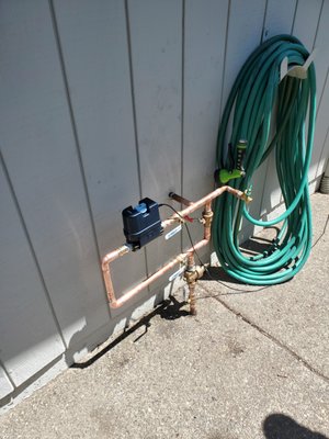 Moen Flo installation - This project involves the installation of a Moen Flo Smart Water Leak Detection device. Designed to detect leaks in the waterline, this system automatically shuts off the water supply to prevent potential damage. In response to growing concerns about water-related property damage, some home insurance companies now require the installation of such devices.