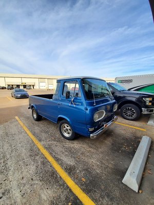 Ford Econoline - This restoration was for a 1961 Ford Econoline. The owner wanted to freshen up the look with some  dent and rust repair and a new, bold paint job.
