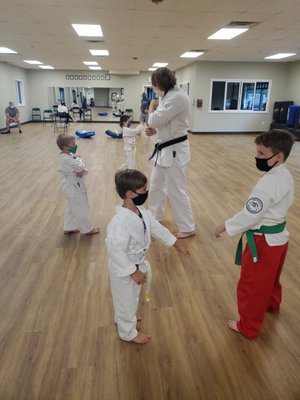Junior Program - Your child will learn self-defense, bully prevention, and character development in our junior program.
Ages 4 and up Junior Program - Your child will learn self-defense, bully prevention, and character development in our junior program.
Ages 4 and up