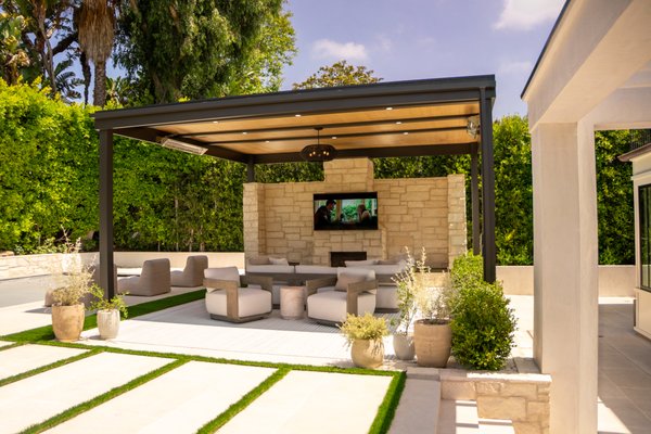 Brentwood Backyard - #patiocover #fireplace #backyardremodel Brentwood Backyard - #patiocover #fireplace #backyardremodel