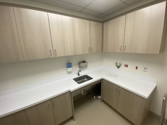 Hoag Hospital nurse station - remodel millwork/ countertop