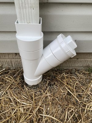Downspout Extensions - Downspout extensions are an essential part of any drainage system, designed to redirect water away from your home’s foundation. By extending the downspouts, we ensure that rainwater flows safely away from the structure, preventing potential damage like basement flooding, erosion, and foundation issues. These extensions also help to reduce soil erosion in landscaped areas. This simple yet effective solution offers long-term protection, ensuring your property remains safe and dry, no matter the weather.
While the extension drain pipes and trenches are visible during installation, once the project is complete, the system is buried underground and out of sight. Downspout Extensions - Downspout extensions are an essential part of any drainage system, designed to redirect water away from your home’s foundation. By extending the downspouts, we ensure that rainwater flows safely away from the structure, preventing potential damage like basement flooding, erosion, and foundation issues. These extensions also help to reduce soil erosion in landscaped areas. This simple yet effective solution offers long-term protection, ensuring your property remains safe and dry, no matter the weather.
While the extension drain pipes and trenches are visible during installation, once the project is complete, the system is buried underground and out of sight.