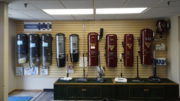 Central Vacuums - Why Choose a Central Vacuum?

Cleaner Air: Central vacuum systems totally eliminate the re-circulation of dirty air inside your living area, lessening the effects of vacuuming on  people with allergies or asthma.

Increased Vacuum Power: Because they have a larger motor, power is increased which means you spend less time cleaning. The average portable vacuum has an airflow of 60-90 CFM (cubic feet per minute) compared to 185 CFM on the average central vac.

Convenience: Simply connect a lightweight hose to any conveniently located inlet. No heavy unit to pull, push or drag up stairs, no switches, and no electrical cords to keep tripping over.

Versatility: Most systems come with complete attachment sets designed to clean any type of surface: carpeting, wood and tile floors, draperies, furniture, crevices, corners, staircases, ceiling fans, blinds and drapes, cars, etc.

Long Term Cost Savings: A central vacuum system can prolong the life of your carpet, furniture, drapes, etc.

Increase Your Home Value: Not only can the presence of a central vacuum increase the value of your home, but will also keep your flooring in better condition, which could also add value for resale!

Lower Noise
And more!