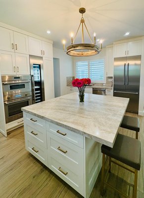 Cristian's Kitchen - This kitchen remodel focused on updating the space with a balanced design that blends classic details with modern functionality. The project included new cabinetry, upgraded surfaces, and improved layout flow, creating a timeless space that feels fresh, functional, and well integrated into the home.