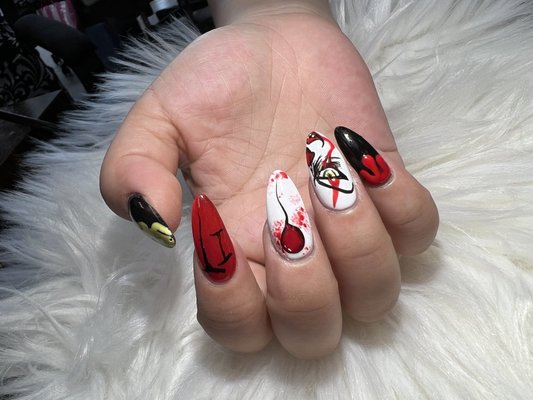 Holiday Nails - Holiday nail art - call for an appointment!