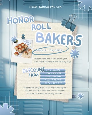 Honor Roll Bakers: Turn Those A’s into Sweet Discounts! - Honor Roll Bakers: Turn Those A’s into Sweet Discounts! Honor Roll Bakers: Turn Those A’s into Sweet Discounts! - Honor Roll Bakers: Turn Those A’s into Sweet Discounts!