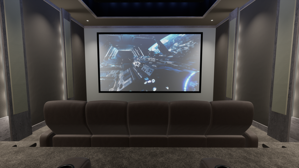 Virtual Reality Home Theater Designs - Our team at Cinemascape offers our clients a unique and totally immersive audio video design experience through virtual reality. This new tool allows our clients to collaborate and give design input and to visualize their new media room, home theater, etc. at scale with the help of our VR headsets Virtual Reality Home Theater Designs - Our team at Cinemascape offers our clients a unique and totally immersive audio video design experience through virtual reality. This new tool allows our clients to collaborate and give design input and to visualize their new media room, home theater, etc. at scale with the help of our VR headsets