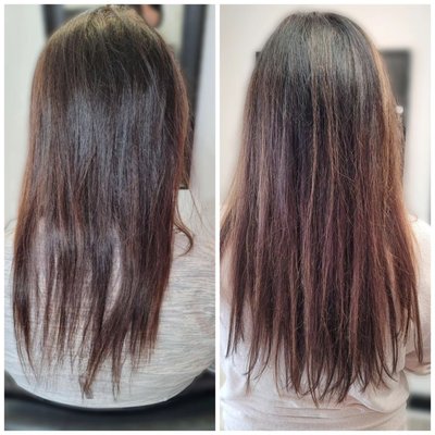 Hair Extensions - Whether you desire voluminous waves, glamorous length, or eye-catching highlights, Hairspray Salon offers a wide range of premium hair extensions that seamlessly blend with your natural hair. Say goodbye to flat and lifeless locks, and hello to fabulous, luscious hair! Hair Extensions - Whether you desire voluminous waves, glamorous length, or eye-catching highlights, Hairspray Salon offers a wide range of premium hair extensions that seamlessly blend with your natural hair. Say goodbye to flat and lifeless locks, and hello to fabulous, luscious hair!