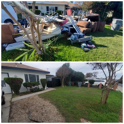 Junk Removal - too much junk on your property? we offer junk removal, Eviction Cleanouts, Homeless Encampment clean up, construction debris removal, remodeling waste, bulk trash removal, appliance removal, furniture removal, Matttress removal, Light demolition whatever the case we are here to help.
