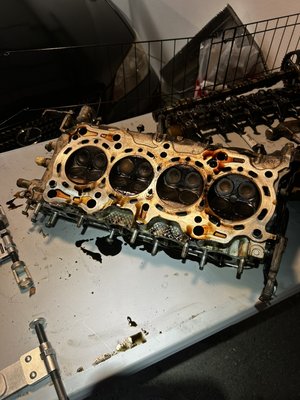 167,000 mile Honda accord cylinder head rebuild - If you have oil in your intake this bad it more then likely is your valve stem seals this could be done with the cylinder head still attached to the car however if the stem seals are bad your intake gasket and other gaskets are probably bad aswell including potentially the head gasket as was the case with this accord that made it to 167,000 miles on original oem gaskets 167,000 mile Honda accord cylinder head rebuild - If you have oil in your intake this bad it more then likely is your valve stem seals this could be done with the cylinder head still attached to the car however if the stem seals are bad your intake gasket and other gaskets are probably bad aswell including potentially the head gasket as was the case with this accord that made it to 167,000 miles on original oem gaskets