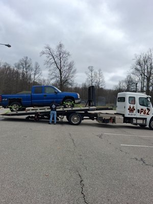 P&Z Towing and Recovery LLC - Local towing company servicing Lorain County and surrounding areas. 
If you need a tow or roadside assistance give them a call
440-328-7139 OPEN 24/7. Reasonable rates.