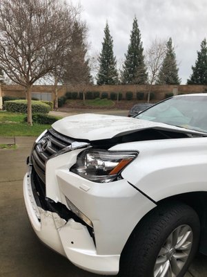 2016 Lexus GX460 - Before & After! - For a recent project on a 2016 Lexus GX460 with front-end collision damage, our comprehensive repair process began with an initial inspection to assess all damage, followed by a meticulous teardown phase. This allowed us to provide an accurate estimate, streamline parts ordering, and execute precise body repairs and refinishing. The vehicle then moved through reassembly and a thorough detailing phase, culminating in a final inspection to ensure our high standards were met. We captured before and after photos to showcase the transformation and underline the importance of these visuals in highlighting the quality and thoroughness of our work, providing peace of mind and satisfaction to our clients. 2016 Lexus GX460 - Before & After! - For a recent project on a 2016 Lexus GX460 with front-end collision damage, our comprehensive repair process began with an initial inspection to assess all damage, followed by a meticulous teardown phase. This allowed us to provide an accurate estimate, streamline parts ordering, and execute precise body repairs and refinishing. The vehicle then moved through reassembly and a thorough detailing phase, culminating in a final inspection to ensure our high standards were met. We captured before and after photos to showcase the transformation and underline the importance of these visuals in highlighting the quality and thoroughness of our work, providing peace of mind and satisfaction to our clients.