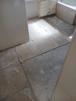 bathroom tile install reserve cc Palm Desert - This remodel was done to a bathroom and the vintage reserve in Palm Desert.It was a demolition and tile install of two foot by two foot tiles. bathroom tile install reserve cc Palm Desert - This remodel was done to a bathroom and the vintage reserve in Palm Desert.It was a demolition and tile install of two foot by two foot tiles.