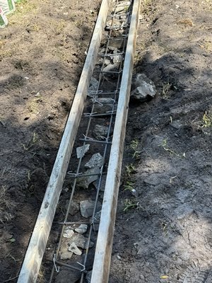Installation of a Durafence metal fence - This was a replacement of Spearhead Fence because the client wanted more privacy in his yard and opted for the very pleased Durafence customer