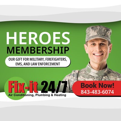 Heroes Membership - Heroes Membership available to eligible veterans, active military personnel, and first responders. Benefits subject to membership terms and conditions. Repairs, parts, and services not included in membership benefits may incur additional charges. Residential customers only, limit one household per membership. Heroes Membership - Heroes Membership available to eligible veterans, active military personnel, and first responders. Benefits subject to membership terms and conditions. Repairs, parts, and services not included in membership benefits may incur additional charges. Residential customers only, limit one household per membership.