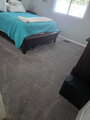 Carpet Shampoo - We did a home carpet cleaning.
This was 3 rooms, 3 rugs, 18 stairs, 2 hall ways.
Alot of main traffic areas. Carpet Shampoo - We did a home carpet cleaning.
This was 3 rooms, 3 rugs, 18 stairs, 2 hall ways.
Alot of main traffic areas.