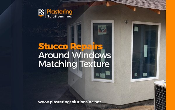 Stucco repairs around Windows/ Matching Texture - We specialize on matching textures.This project walls with spray dash texture knock down are always a little challenging, but in the end we make sure we have a perfect match!!

Free estimates
(408)690-8676
Plasteringsolutionsinc.net
Jose@plasteringsolutionsinc.net
