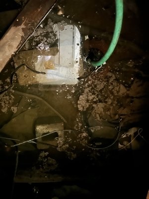 Flooded crawl space - A faulty well pump in a single family home led to over a foot of water flooding a 500 sq ft crawl space. Best Option Restoration of Lakewood was called to remove the bulk water, dry out the crawl space, and ensure against secondary damage from moisture or mold growth in the space.
The BOR Lakewood team used several high-volume water pumps in combination with high-powered water extractors to remove ~4,000 gallons of standing water from the crawl space. Once the bulk water was removed, the team placed air movers, dehumidifiers and thermal heaters throughout the crawl space to ensure a thorough dry-out of the area, verifying the dry conditions using precise moisture meters.
The team also replaced the batt insulation around the perimeter of the structure and applied antimicrobial agents to ensure against future mold growth in the structure. Flooded crawl space - A faulty well pump in a single family home led to over a foot of water flooding a 500 sq ft crawl space. Best Option Restoration of Lakewood was called to remove the bulk water, dry out the crawl space, and ensure against secondary damage from moisture or mold growth in the space.
The BOR Lakewood team used several high-volume water pumps in combination with high-powered water extractors to remove ~4,000 gallons of standing water from the crawl space. Once the bulk water was removed, the team placed air movers, dehumidifiers and thermal heaters throughout the crawl space to ensure a thorough dry-out of the area, verifying the dry conditions using precise moisture meters.
The team also replaced the batt insulation around the perimeter of the structure and applied antimicrobial agents to ensure against future mold growth in the structure.