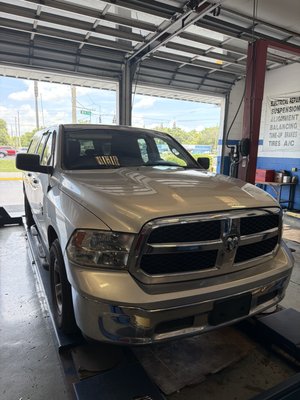 a/c blow nice and cold - customer concern a/c was blow warn, inspected vehicle and founded lock a/c compressor  replace compressor expansion valve flush then charger the system with recommended freon now a/c work as it should