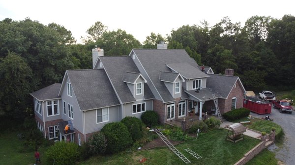Full Roof Replacement - We Installed a new Roof System with all its' appropriate components for best durability and protection to the home!