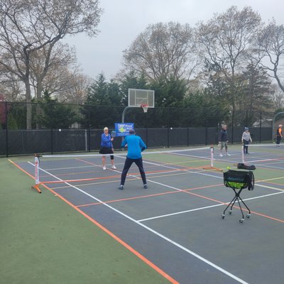 Pickleball Court Striping - We now offer both temporary and permanent court striping for pickleball courts on a hard surface tennis court. Pickleball Court Striping - We now offer both temporary and permanent court striping for pickleball courts on a hard surface tennis court.