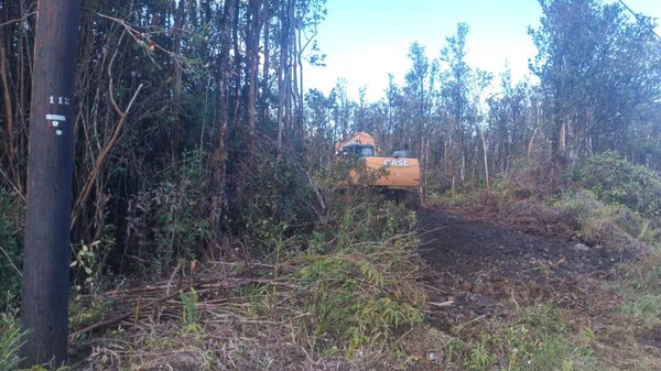 Clearing for a House Pad - Site preparation for a house pad requires knowledge of the terrain