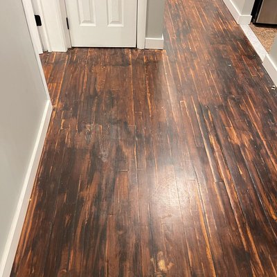 Downtown Brooklyn project - Sanding and clear layer of polyurethane. Downtown Brooklyn project - Sanding and clear layer of polyurethane.
