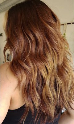 Auburn Red with Dimension - This beautiful all over dimensional red, copper, & honey was created by Bry Murdock