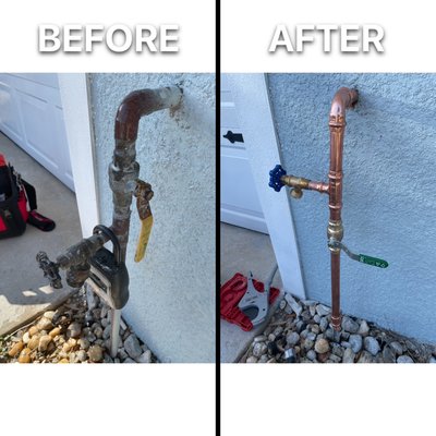 Main Water Valve Replacement for Ray P. - This main water valve was replaced on a home that was over 70 years old. The end result is just amazing. We are very proud of this work! Main Water Valve Replacement for Ray P. - This main water valve was replaced on a home that was over 70 years old. The end result is just amazing. We are very proud of this work!