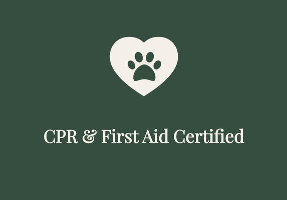 Pet CPR & First Aid Certified - Your dog's safety is our top priority. As a Pet CPR & First Aid Certified facility, we are trained and prepared to respond quickly and effectively in the event of an emergency — giving you peace of mind every time you drop off your pup.