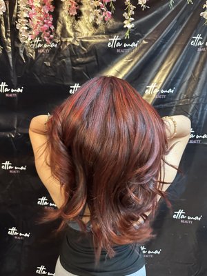 Custom Color - Experience the art of custom hair coloring at Etta Mai Beauty, where we take pride in our ability to craft one-of-a-kind looks. From ombre to balayage, our expert colorists will consult with you to ensure your hair color is as exceptional and tailored as you are. Custom Color - Experience the art of custom hair coloring at Etta Mai Beauty, where we take pride in our ability to craft one-of-a-kind looks. From ombre to balayage, our expert colorists will consult with you to ensure your hair color is as exceptional and tailored as you are.