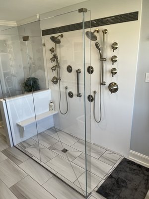 Bathroom Remodel - Installed piping and fixtures for a customer's new master bathroom! Bathroom Remodel - Installed piping and fixtures for a customer's new master bathroom!