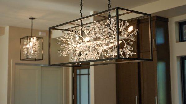 Custom Home wiring- Solar Microgrid - This luxurious home features customer lighting accents and color controllable mood lighting throughout the home. With high-end finishes, this homeowner enjoys sweeping views of the Sacramento valley from his off-grid estate. 
King Electric was contracted to perform all electrical work as well as design the robust micro-grid which powers this home.