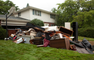 Curbside Pickup - These jobs are usually challenging.  Check our website for pricing.  This removal job went fast.  We had easy access to the unwanted items. Most of the unwanted items were construction debris