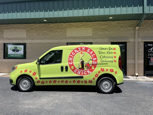 Full Color Printed Wrap for Chicken Salad Chick - Full color printed wrap for Chicken Salad Chick in Fort Myers. Full Color Printed Wrap for Chicken Salad Chick - Full color printed wrap for Chicken Salad Chick in Fort Myers.
