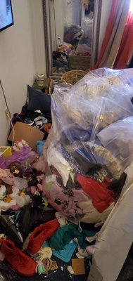 Decluttering Service - This decluttering service was done in the customer's bedroom that was in bad shape, with clothes & miscellaneous items all over the floor, which made it difficult for the customer to walk around. We proceeded to banging all dirty Clothes and disposing of items that were unwanted by the customer. the bedroom was left clean and tidy allowing the customer easier access. Decluttering Service - This decluttering service was done in the customer's bedroom that was in bad shape, with clothes & miscellaneous items all over the floor, which made it difficult for the customer to walk around. We proceeded to banging all dirty Clothes and disposing of items that were unwanted by the customer. the bedroom was left clean and tidy allowing the customer easier access.