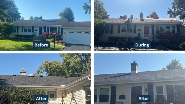 Downers Grove Full Roof Replacement | 30+ Year Homeowner ($14,950) - Terry Chatton is the kind of client you don’t forget. He’s a retired grandfather and longtime Downers Grove homeowner who has taken care of this house for 30+ years. After losing his wife, he wanted to make sure the home was still protected and handled the right way.
Terry had already gotten two other estimates before meeting us, but this project was about more than price. He wanted a local roofer he could trust, who would communicate clearly and treat him like a neighbor, not a transaction.
We walked Terry through the scope, answered questions, and kept everything straightforward. The roof replacement itself was smooth and efficient, and we made sure the property was respected throughout the process.
The best part was the experience. Terry lives about five minutes from us, and by the end it genuinely felt like we’d known him for years. He even showed us his incredible dinosaur collection and invited my kids over to see it. That’s exactly why we love working locally in Downers Grove.
Great roof, great experience, and an even better human. Downers Grove Full Roof Replacement | 30+ Year Homeowner ($14,950) - Terry Chatton is the kind of client you don’t forget. He’s a retired grandfather and longtime Downers Grove homeowner who has taken care of this house for 30+ years. After losing his wife, he wanted to make sure the home was still protected and handled the right way.
Terry had already gotten two other estimates before meeting us, but this project was about more than price. He wanted a local roofer he could trust, who would communicate clearly and treat him like a neighbor, not a transaction.
We walked Terry through the scope, answered questions, and kept everything straightforward. The roof replacement itself was smooth and efficient, and we made sure the property was respected throughout the process.
The best part was the experience. Terry lives about five minutes from us, and by the end it genuinely felt like we’d known him for years. He even showed us his incredible dinosaur collection and invited my kids over to see it. That’s exactly why we love working locally in Downers Grove.
Great roof, great experience, and an even better human.