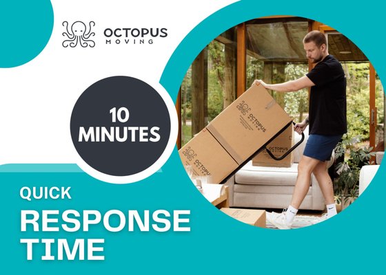 Fast Response, Boston-Based Moving You Can Trust - We respond to your inquiries in just 10 minutes! As a local Boston moving company, we’re committed to quick, reliable service — whether it’s apartment, college, or office moving.