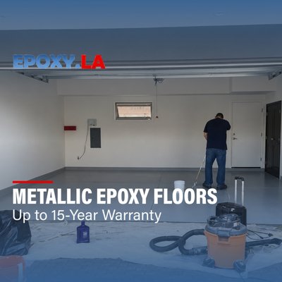 Metallic Epoxy Floor - EPOXY LA, FAMILY-OWNED AND SERVING LA AND VENTURA COUNTY FOR 20 YEARS
At Epoxy LA, owner Matt Sawyer personally handles every installation, every quote, and every consultation. Family-owned and operating in Los Angeles County and Ventura County since 2006, Epoxy LA specializes in industrial-grade epoxy coatings for residential garages, commercial spaces, and industrial facilities. With 32 years of trade experience, including union training out of Chicago and a transfer to the California Painters and Allied Trades Union in 2001, Matt brings hands-on expertise to every concrete slab he works on.
OUR EPOXY SERVICES
Garage Floor Epoxy: Transform your garage into a clean, durable, professional space with our long-lasting epoxy floor coatings. Whether you have a small two-car garage, a three-car layout, or a larger four-car workshop, we install flooring systems built to handle daily use, hot tires, oils, and chemicals without breaking down.
Flake Epoxy Flooring: Our flake epoxy systems combine a colored epoxy base with broadcast colored flakes and a clear polyaspartic topcoat. The result is a slip-resistant, showroom-quality finish that resists chemicals, scratches, and UV damage. We offer three flake options ranging from economy one-day installs to premium two-day systems with extended warranties up to 14 years.
Metallic Epoxy Floors: For a high-end decorative look, our metallic epoxy floors create unique marbled and swirled finishes that catch the light and elevate any space. Each metallic project is customized to your aesthetic, and our four-day premium metallic system carries a 15-year limited warranty.
Polyaspartic Solid Color Floors: Looking for a smooth, single-color finish with no flakes? Our premium three-day polyaspartic system uses a densifying filler, silica sand, colored epoxy base, and a colored polyaspartic topcoat. Built to last on residential or commercial slabs, this system carries a 14 to 15-year limited warranty.
Commercial and Industrial Floor Coatings: We install heavy-duty epoxy and polyaspartic flooring systems for warehouses, retail spaces, restaurants, and industrial facilities. Our chemical-resistant, non-porous topcoats hold up against automotive fluids, oils, kitchen chemicals, and constant foot traffic.
Lava Flow Epoxy: Our Lava Flow epoxy is a decorative high-end finish with custom color movement built into the epoxy base. Perfect for upscale residential garages, showrooms, and statement commercial spaces where appearance matters as much as durability.
Additional Services: Concrete sealing, decorative concrete, diamond grinding, moisture vapor barrier installation, and polyurea flooring systems.
OUR INSTALLATION PROCESS
Every Epoxy LA installation starts with proper surface preparation using a state-of-the-art diamond grinding vacuum system that captures 97% of dust particulates, adhering to California state law. Hairline cracks and small holes are repaired with a polyester masonry filler. We apply industrial-grade epoxy bases with built-in 07 PSI moisture vapor barriers, broadcast colored flakes where applicable, and finish with industrial-grade polyaspartic topcoats sourced from Indurafloor.com. Most one-day systems are ready to walk on after 12 hours and drive on after 48 hours.
For projects with damaged concrete, we recommend our densifying sealer filler system. Densifiers strengthen concrete from the inside out, permeating the top layers where most wear and tear occurs, and significantly improving the floor's longevity and moisture resistance. This process protects against rust, rebar expansion, and moisture damage at the slab level.
WHAT'S INCLUDED
All Epoxy LA quotes are all-inclusive and cover materials, labor, warranty, and taxes. There are no hidden fees or surprise charges at the end. Our pricing starts at a 400 square foot minimum across all systems. Warranty options range from 10 years on our economy system up to 15 years on our premium metallic system.
SERVICE AREA
We serve Los Angeles County and Ventura County, including Santa Clarita, the San Fernando Valley, the San Gabriel Valley, the South Bay, and surrounding communities.
LICENSING AND CREDENTIALS
CA License #934249 (C-33), Bonded and Insured. Member of the California Painters and Allied Trades Union since 2001.
CONTACT MATT DIRECTLY
Call us at (661) 753-7565 to discuss your project and get a quote. You can also email matt@epoxy.la or visit https://epoxy.la to view colored flake choices and project examples. Metallic Epoxy Floor - EPOXY LA, FAMILY-OWNED AND SERVING LA AND VENTURA COUNTY FOR 20 YEARS
At Epoxy LA, owner Matt Sawyer personally handles every installation, every quote, and every consultation. Family-owned and operating in Los Angeles County and Ventura County since 2006, Epoxy LA specializes in industrial-grade epoxy coatings for residential garages, commercial spaces, and industrial facilities. With 32 years of trade experience, including union training out of Chicago and a transfer to the California Painters and Allied Trades Union in 2001, Matt brings hands-on expertise to every concrete slab he works on.
OUR EPOXY SERVICES
Garage Floor Epoxy: Transform your garage into a clean, durable, professional space with our long-lasting epoxy floor coatings. Whether you have a small two-car garage, a three-car layout, or a larger four-car workshop, we install flooring systems built to handle daily use, hot tires, oils, and chemicals without breaking down.
Flake Epoxy Flooring: Our flake epoxy systems combine a colored epoxy base with broadcast colored flakes and a clear polyaspartic topcoat. The result is a slip-resistant, showroom-quality finish that resists chemicals, scratches, and UV damage. We offer three flake options ranging from economy one-day installs to premium two-day systems with extended warranties up to 14 years.
Metallic Epoxy Floors: For a high-end decorative look, our metallic epoxy floors create unique marbled and swirled finishes that catch the light and elevate any space. Each metallic project is customized to your aesthetic, and our four-day premium metallic system carries a 15-year limited warranty.
Polyaspartic Solid Color Floors: Looking for a smooth, single-color finish with no flakes? Our premium three-day polyaspartic system uses a densifying filler, silica sand, colored epoxy base, and a colored polyaspartic topcoat. Built to last on residential or commercial slabs, this system carries a 14 to 15-year limited warranty.
Commercial and Industrial Floor Coatings: We install heavy-duty epoxy and polyaspartic flooring systems for warehouses, retail spaces, restaurants, and industrial facilities. Our chemical-resistant, non-porous topcoats hold up against automotive fluids, oils, kitchen chemicals, and constant foot traffic.
Lava Flow Epoxy: Our Lava Flow epoxy is a decorative high-end finish with custom color movement built into the epoxy base. Perfect for upscale residential garages, showrooms, and statement commercial spaces where appearance matters as much as durability.
Additional Services: Concrete sealing, decorative concrete, diamond grinding, moisture vapor barrier installation, and polyurea flooring systems.
OUR INSTALLATION PROCESS
Every Epoxy LA installation starts with proper surface preparation using a state-of-the-art diamond grinding vacuum system that captures 97% of dust particulates, adhering to California state law. Hairline cracks and small holes are repaired with a polyester masonry filler. We apply industrial-grade epoxy bases with built-in 07 PSI moisture vapor barriers, broadcast colored flakes where applicable, and finish with industrial-grade polyaspartic topcoats sourced from Indurafloor.com. Most one-day systems are ready to walk on after 12 hours and drive on after 48 hours.
For projects with damaged concrete, we recommend our densifying sealer filler system. Densifiers strengthen concrete from the inside out, permeating the top layers where most wear and tear occurs, and significantly improving the floor's longevity and moisture resistance. This process protects against rust, rebar expansion, and moisture damage at the slab level.
WHAT'S INCLUDED
All Epoxy LA quotes are all-inclusive and cover materials, labor, warranty, and taxes. There are no hidden fees or surprise charges at the end. Our pricing starts at a 400 square foot minimum across all systems. Warranty options range from 10 years on our economy system up to 15 years on our premium metallic system.
SERVICE AREA
We serve Los Angeles County and Ventura County, including Santa Clarita, the San Fernando Valley, the San Gabriel Valley, the South Bay, and surrounding communities.
LICENSING AND CREDENTIALS
CA License #934249 (C-33), Bonded and Insured. Member of the California Painters and Allied Trades Union since 2001.
CONTACT MATT DIRECTLY
Call us at (661) 753-7565 to discuss your project and get a quote. You can also email matt@epoxy.la or visit https://epoxy.la to view colored flake choices and project examples.