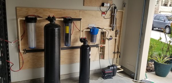 Customizable water filtration systems - These filtration systems were done to each homeowners specific needs and settings.  Ask us how we can help purify your own water.