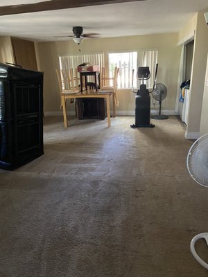 Crestline Home - This was a deep clean in Crestline Mountains. The cleaning  included carpet cleaning and stain/ odor treatment .