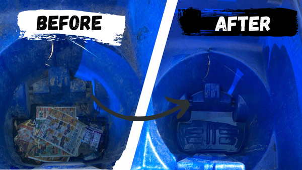 Fresno Residential Cleaning - This was one of three trash cans cleaned in Fresno. It was a first time cleaning and was left smelling clean and like lemons! Fresno Residential Cleaning - This was one of three trash cans cleaned in Fresno. It was a first time cleaning and was left smelling clean and like lemons!
