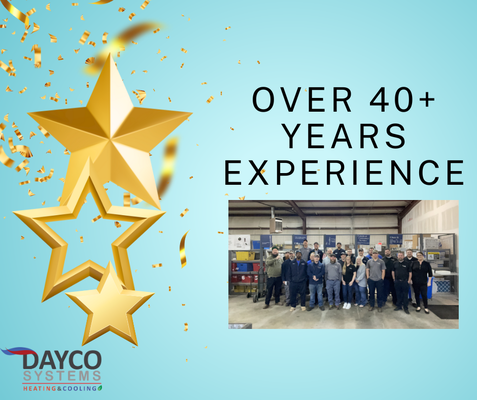 40+ Years Experience - Welcome to Dayco Systems, a company with over 40 years of experience in HVAC and Indoor Air Quality excellence.
Our purpose at Dayco is simple - to improve the lives of our team, customers, and community. We achieve this by embodying and living our core values each and every day. These values include Own It, Diligence, Be Positive, Fanatical Customer Service, and Accountability. Further down the page, you'll find out what these Core Values mean to us.
At Dayco Systems, we are passionate about what we do, and we believe that our dedication to excellence and our core values set us apart from the competition. We are committed to providing exceptional service to our customers, and we are proud to be a part of the community that we serve. Thank you for considering Dayco Systems for your HVAC and Indoor Air Quality needs. 40+ Years Experience - Welcome to Dayco Systems, a company with over 40 years of experience in HVAC and Indoor Air Quality excellence.
Our purpose at Dayco is simple - to improve the lives of our team, customers, and community. We achieve this by embodying and living our core values each and every day. These values include Own It, Diligence, Be Positive, Fanatical Customer Service, and Accountability. Further down the page, you'll find out what these Core Values mean to us.
At Dayco Systems, we are passionate about what we do, and we believe that our dedication to excellence and our core values set us apart from the competition. We are committed to providing exceptional service to our customers, and we are proud to be a part of the community that we serve. Thank you for considering Dayco Systems for your HVAC and Indoor Air Quality needs.